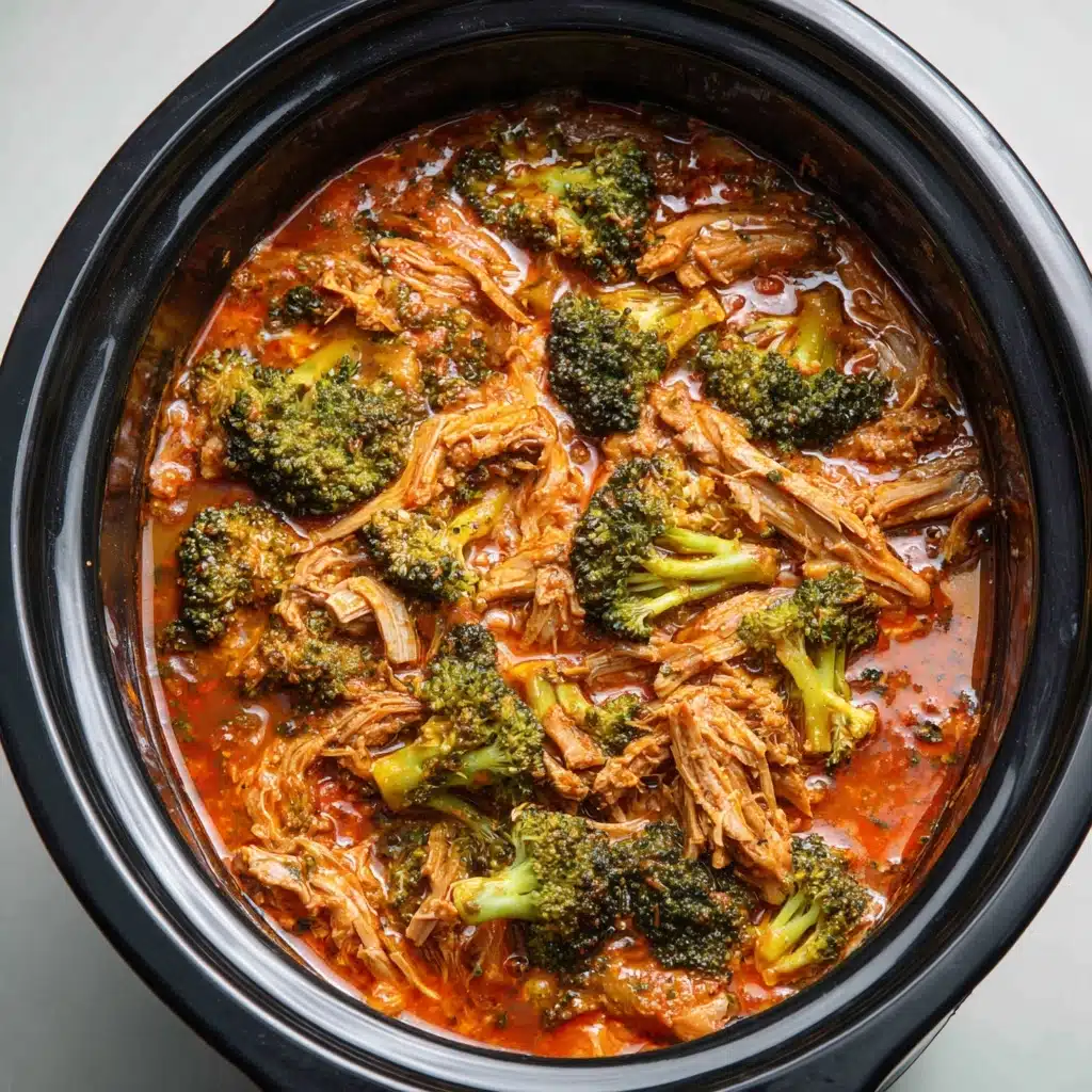 Slow Cooker Broccoli Butter Chicken Recipe - Recipe Image
