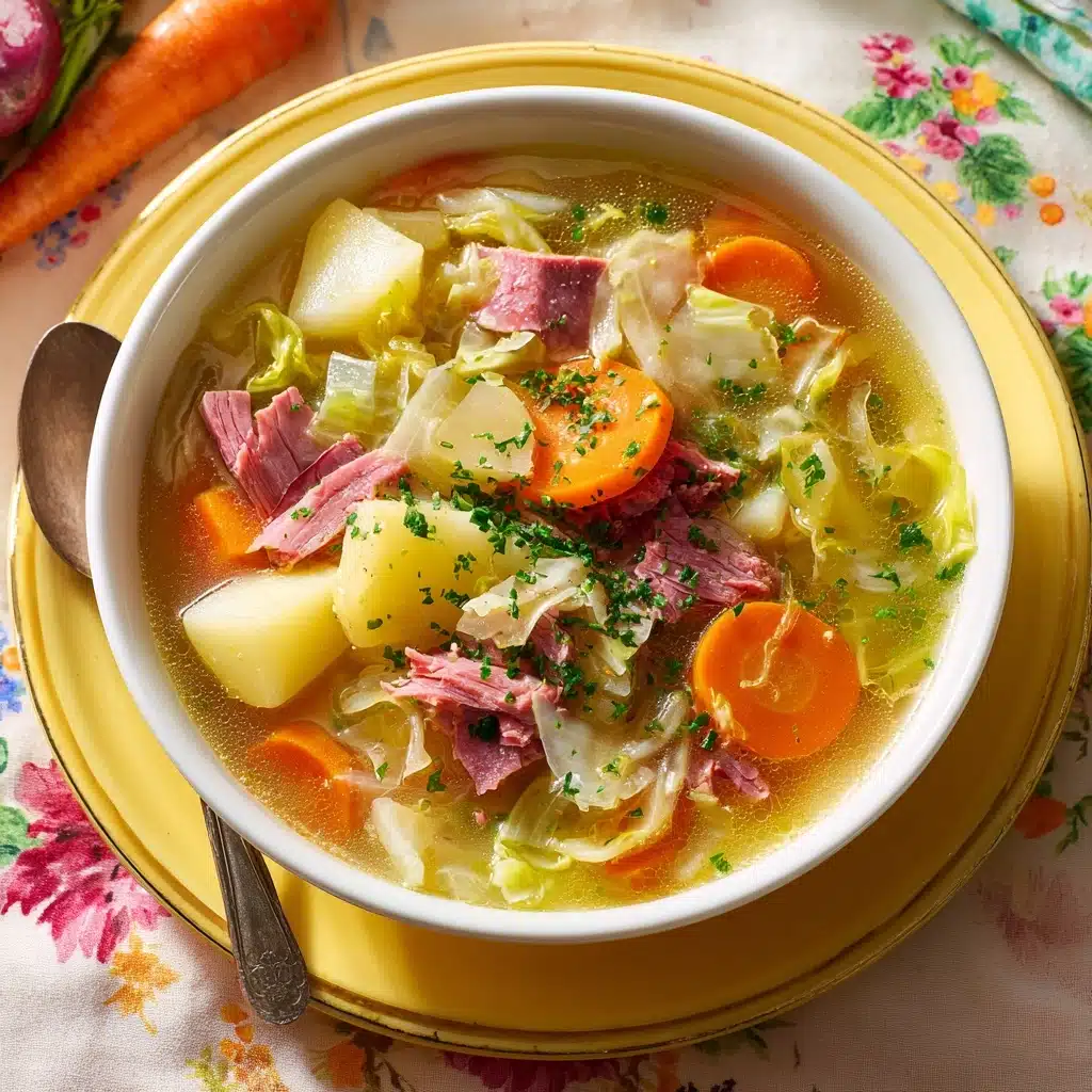 Corned Beef and Cabbage Soup Recipe - Recipe Image