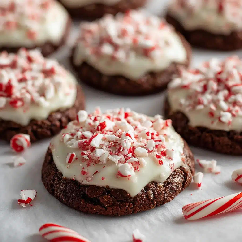 Chocolate Peppermint Meltaway Cookies Recipe - Recipe Image