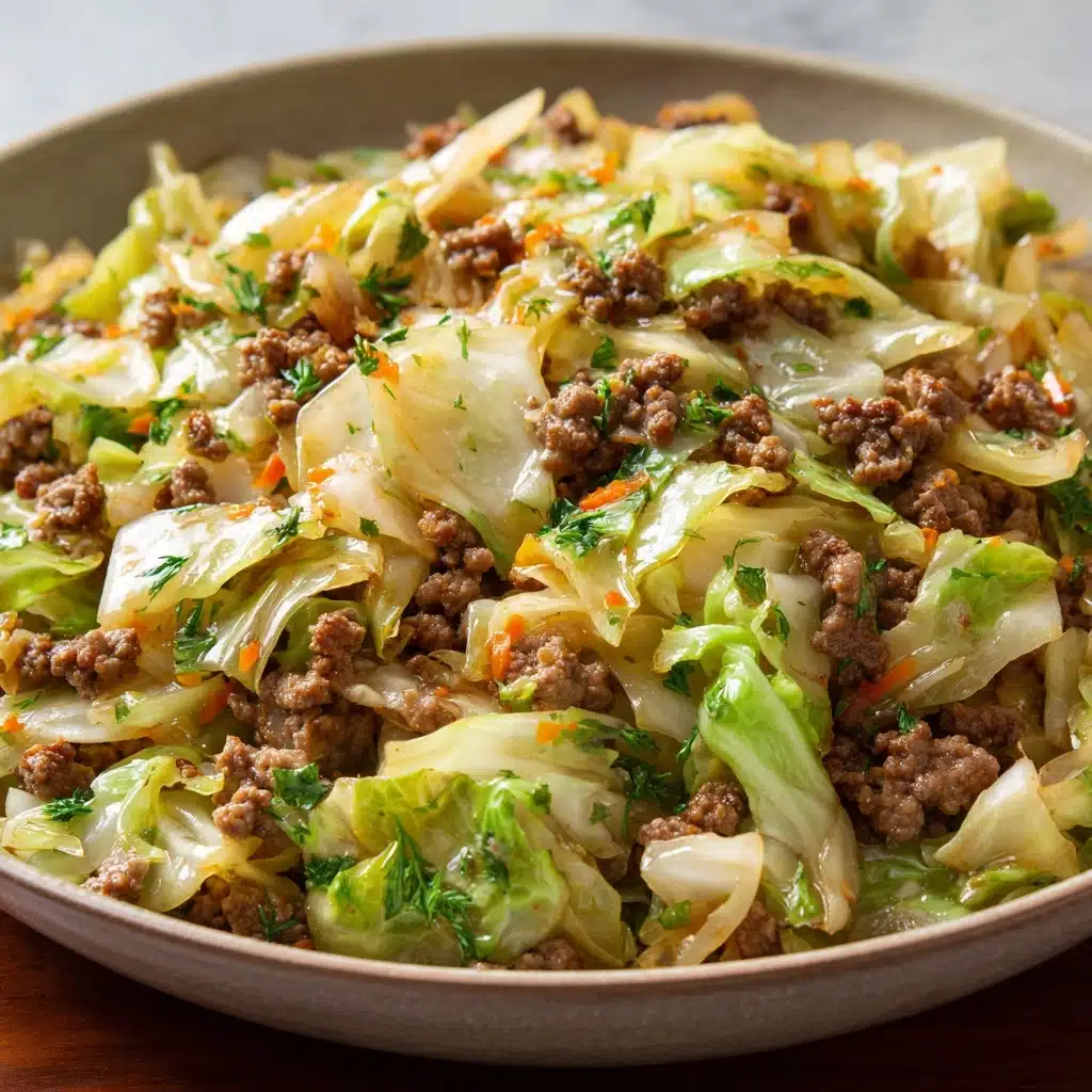 Ground Beef and Chopped Cabbage Recipe - Recipe Image