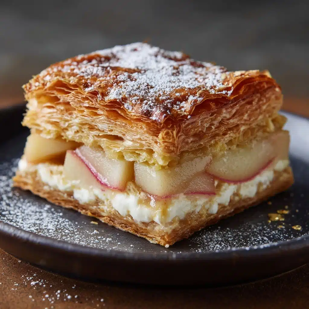 Rhubarb Cream Cheese Puff Pastries Recipe - Recipe Image