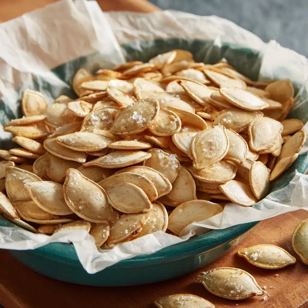 Easy Salted Roasted Pumpkin Seeds Recipe - Recipe Image
