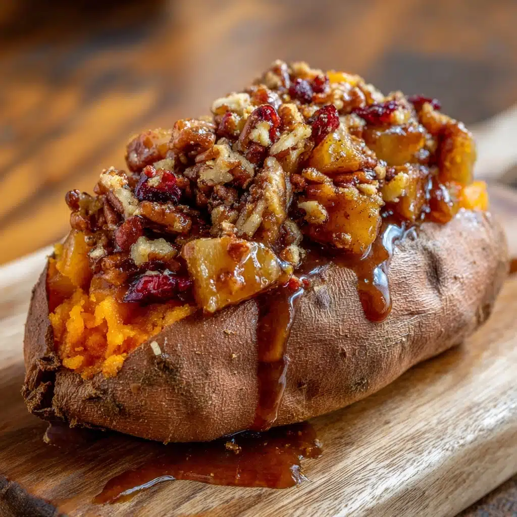 Apple Spiced Stuffed Sweet Potatoes Recipe - Recipe Image