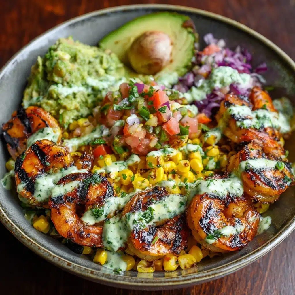with Avocado Corn Salsa and Creamy Sauce Recipe - Recipe Image