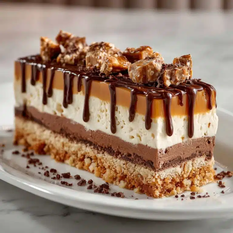 Butterfinger Caramel Cheesecake Bars Recipe