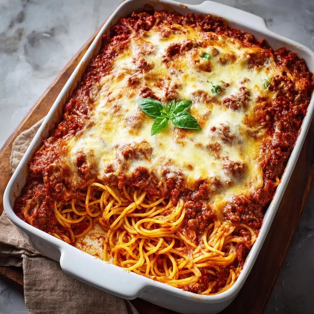 Authentic Italian-Style Spaghetti Bake Recipe - Recipe Image