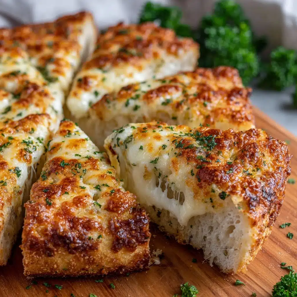 Air Fryer Cheesy Tortilla Garlic Bread Recipe - Recipe Image