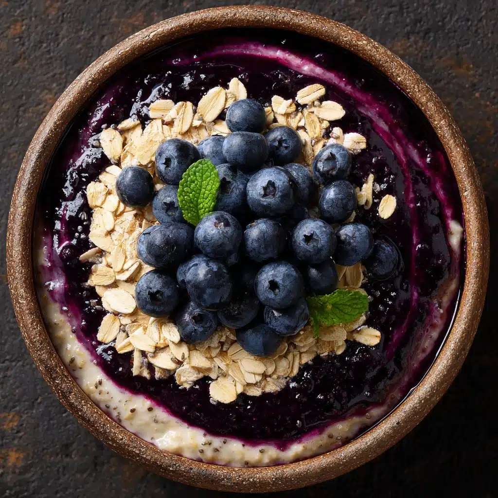 Blueberry Cheesecake Overnight Oats Recipe - Recipe Image