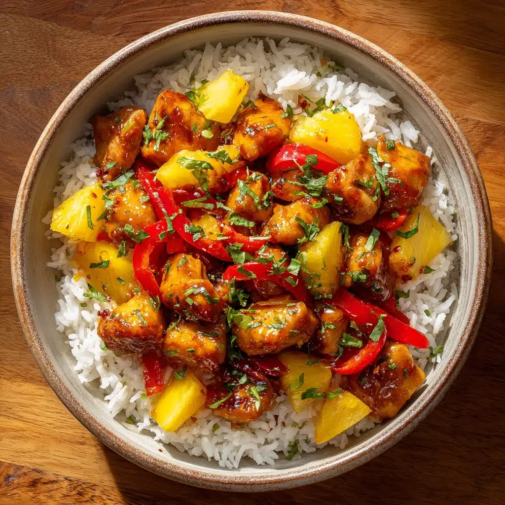 Pineapple Chicken and Rice Recipe - Recipe Image