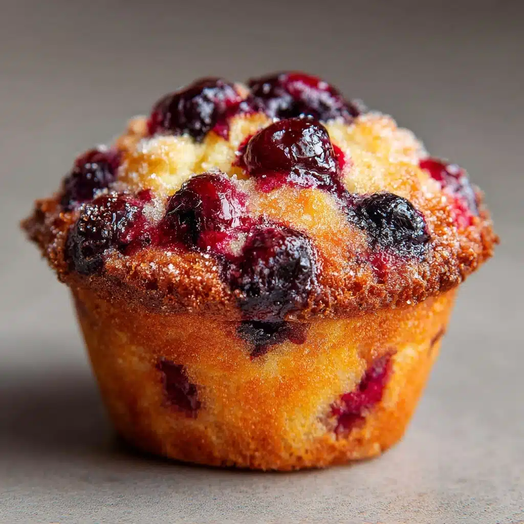 Cherry Cobbler Muffins Recipe - Recipe Image