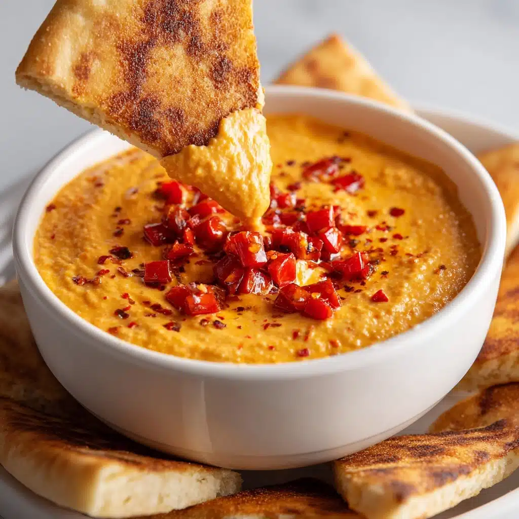 Roasted Red Pepper Hummus Recipe - Recipe Image