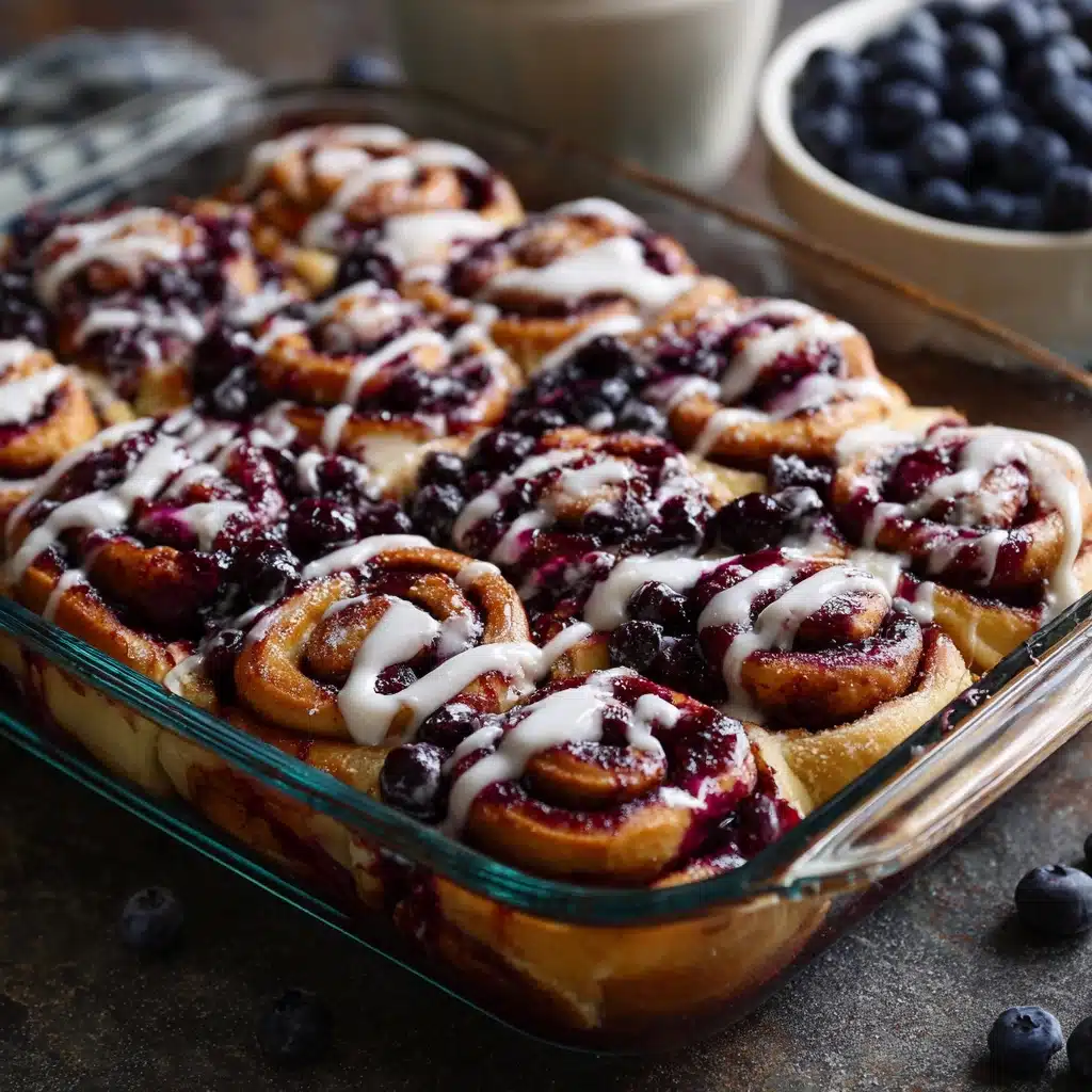 Blueberry Cinnamon Rolls Recipe - Recipe Image