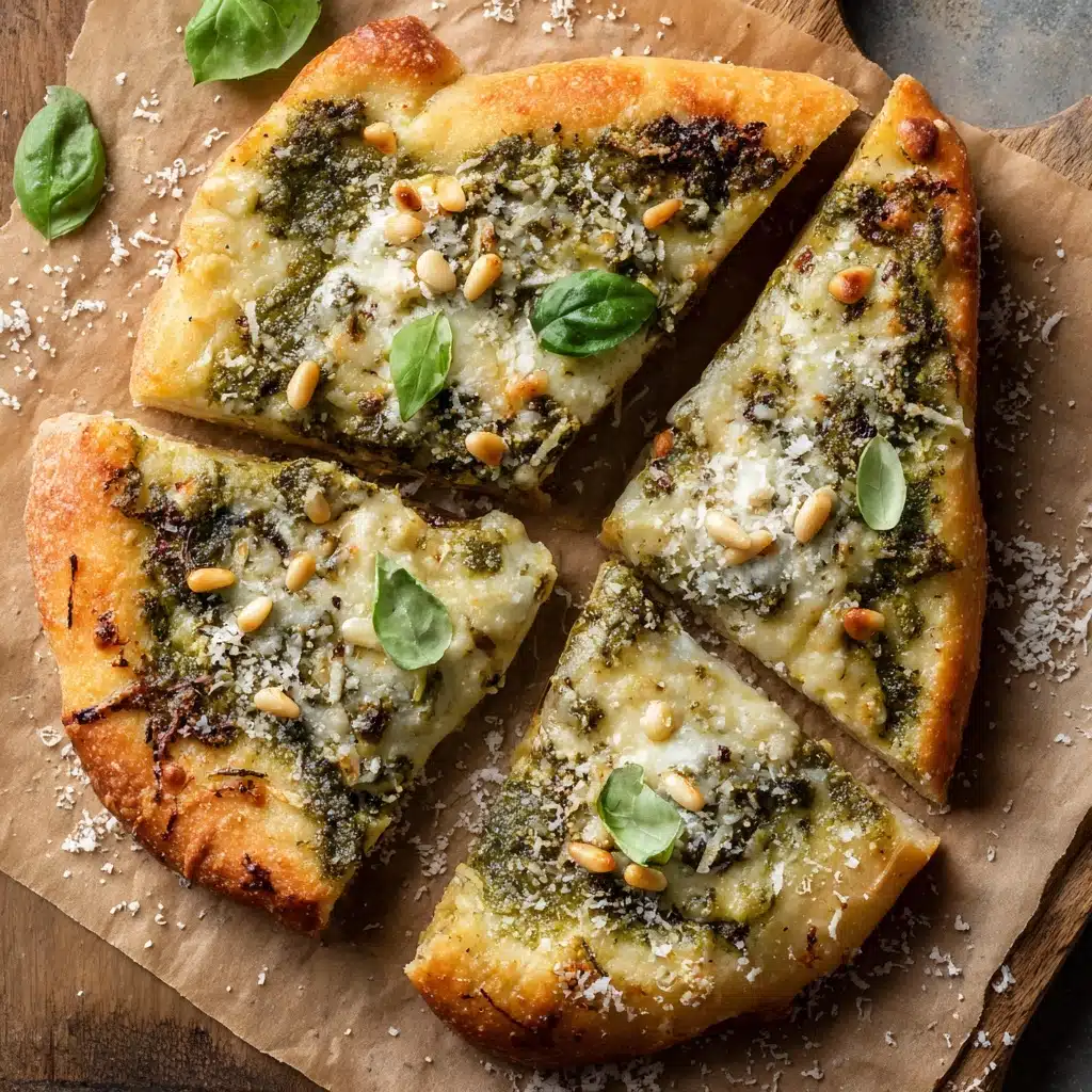 Chicken Pesto Pizza Recipe - Recipe Image
