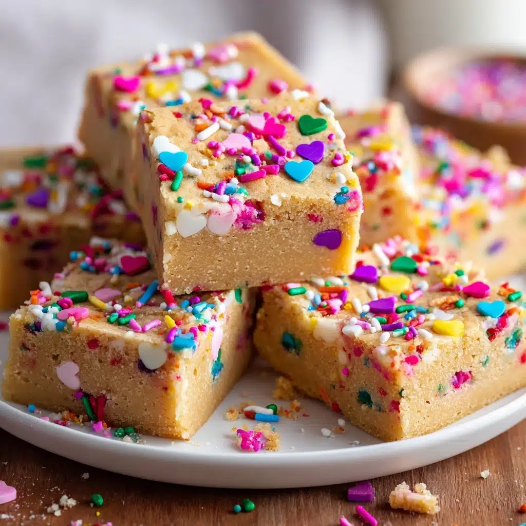 Funfetti Birthday Cake Blondies (No Cake Mix) Recipe - Recipe Image