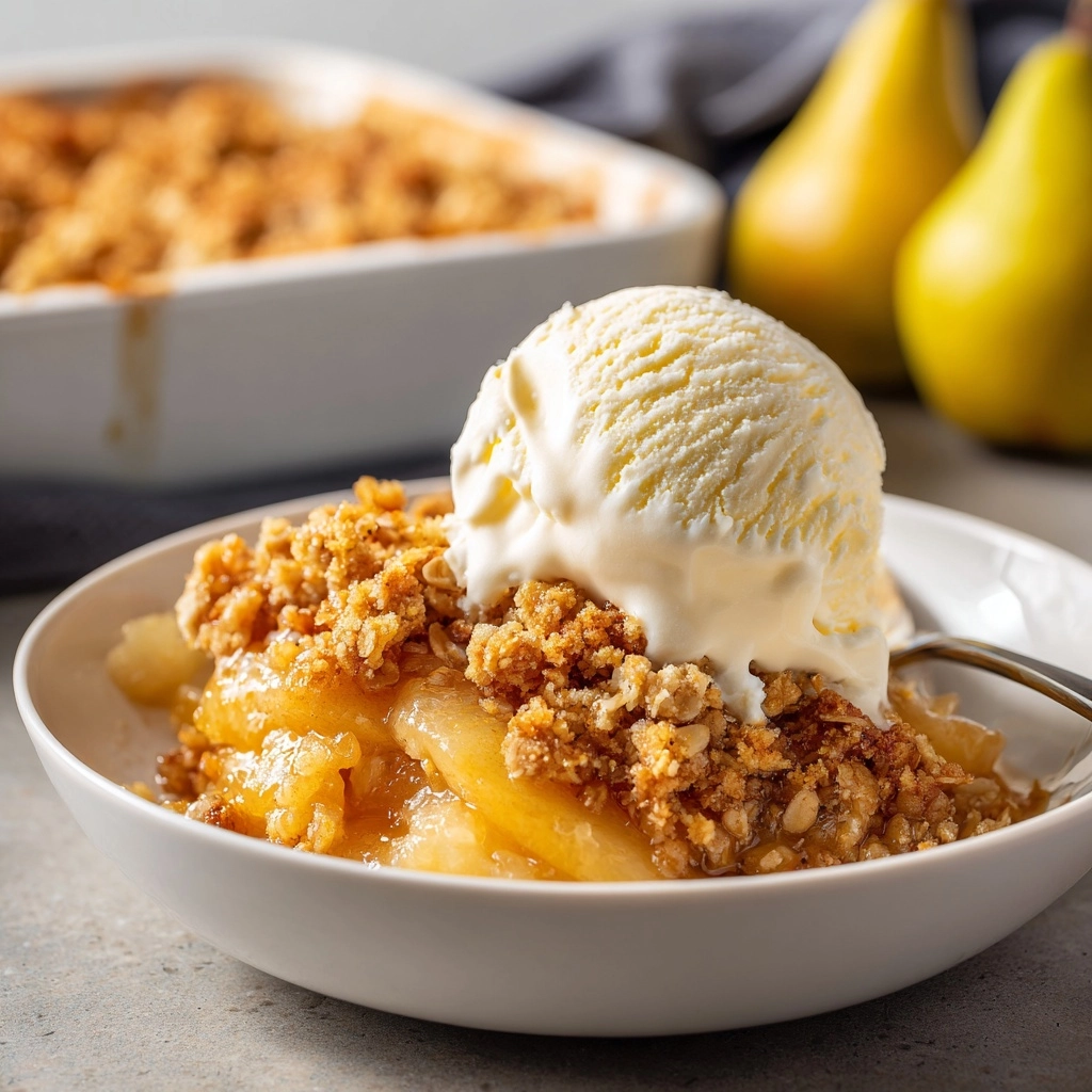 Browned Butter Pear Crisp Recipe - Recipe Image