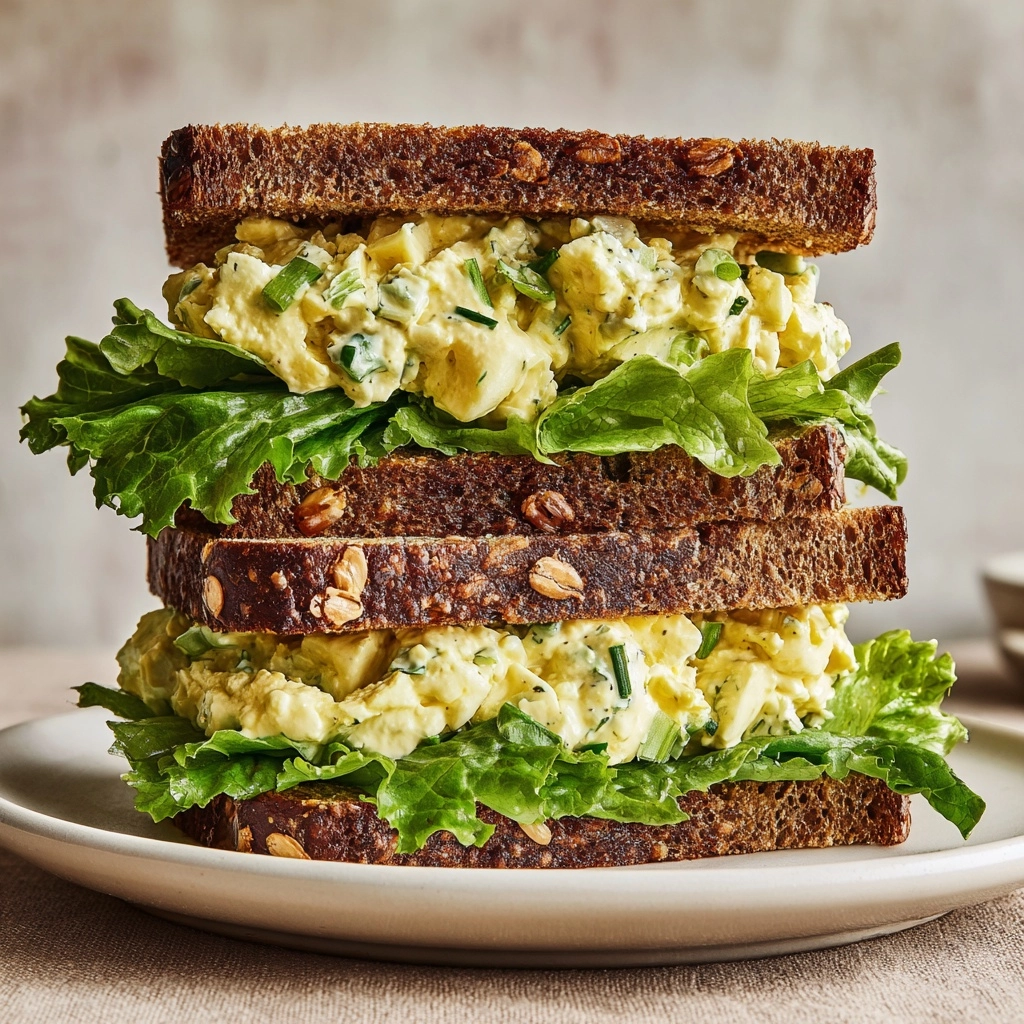 Deviled Egg Salad Sandwiches Recipe - Recipe Image