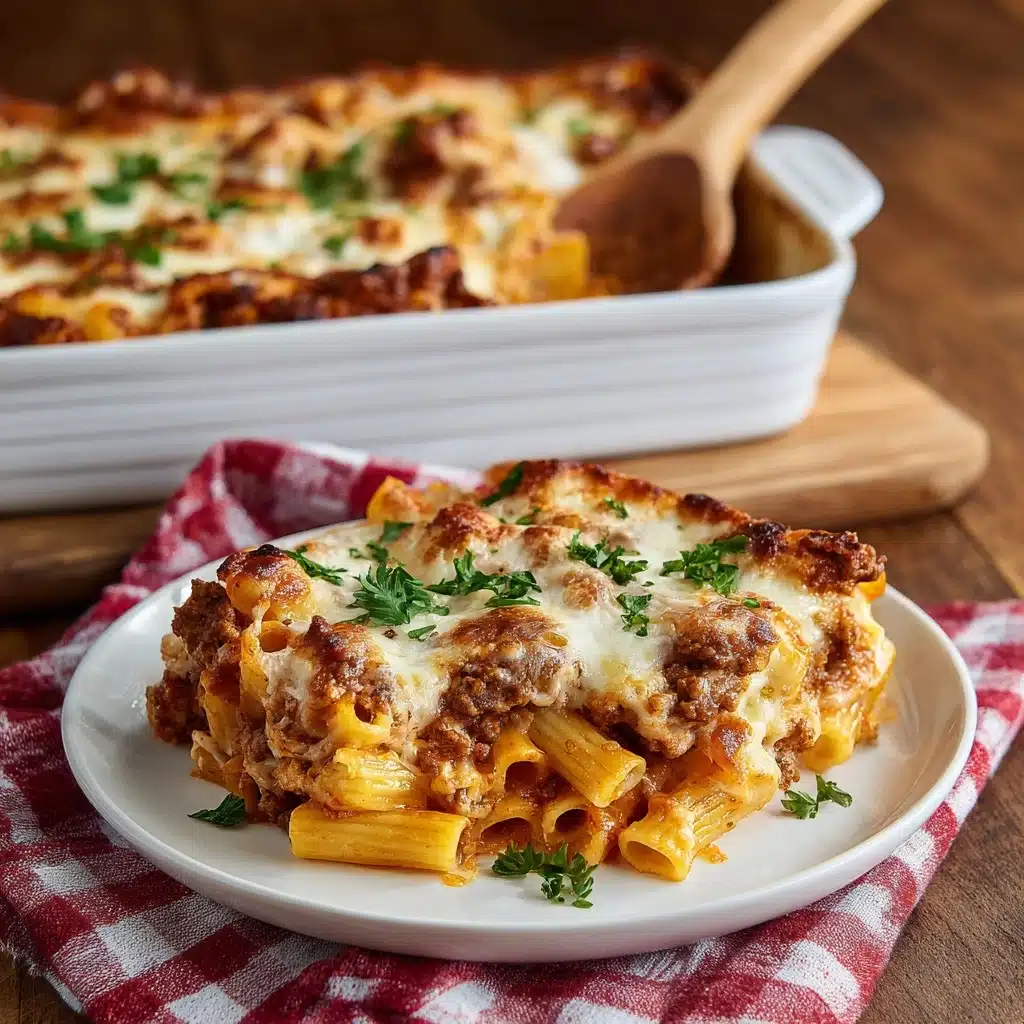 Meatless Baked Ziti Recipe - Recipe Image