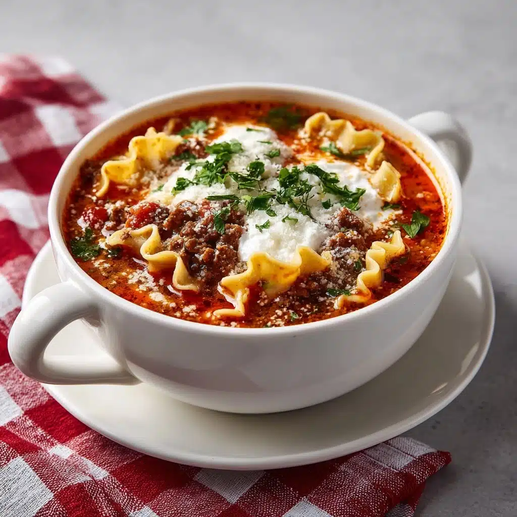 Instant Pot Lasagna Soup Recipe - Recipe Image