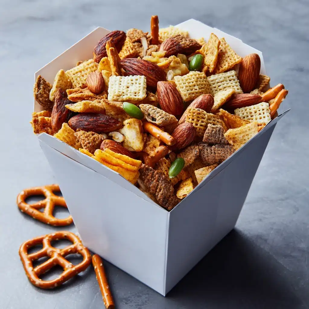 Sweet & Spicy Asian Snack Mix Recipe