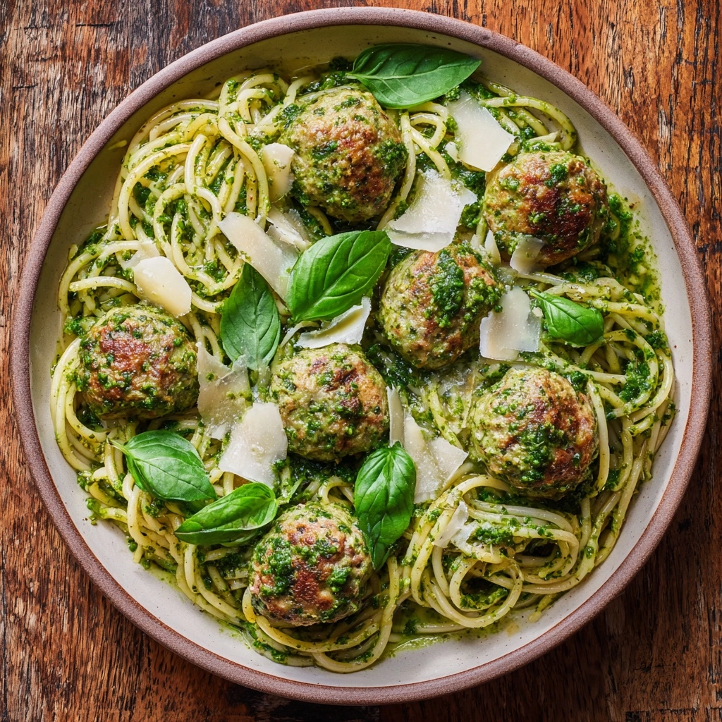 Pesto Chicken Meatballs Recipe