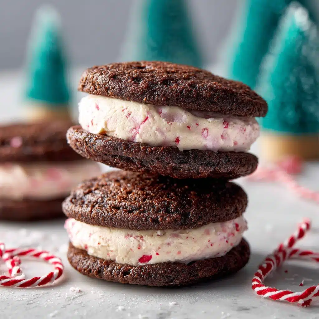 Chocolate Mint Sandwich Cookies Recipe - Recipe Image