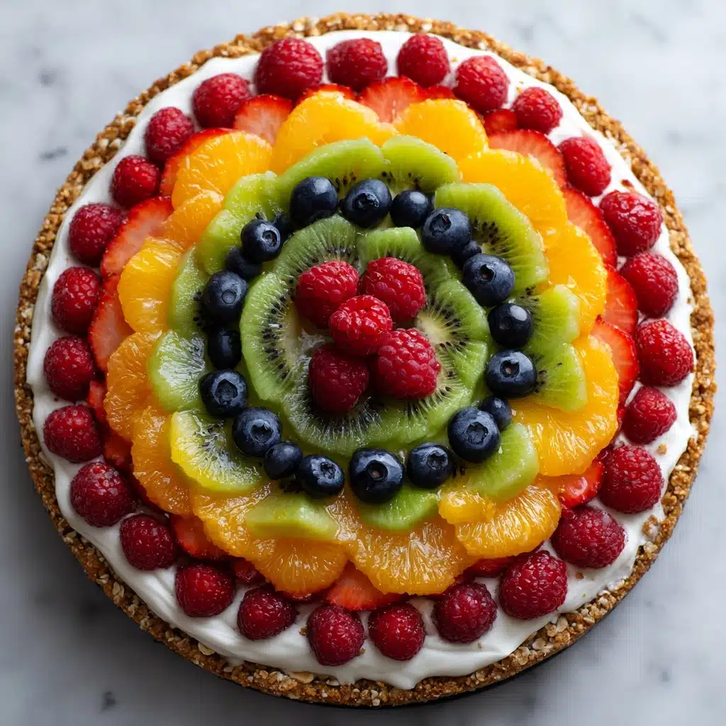 Healthy Breakfast Fruit Pizza Recipe - Recipe Image