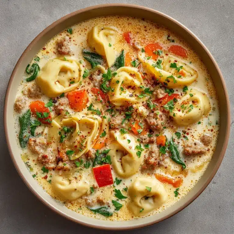 Creamy Sausage and Tortellini Soup Recipe