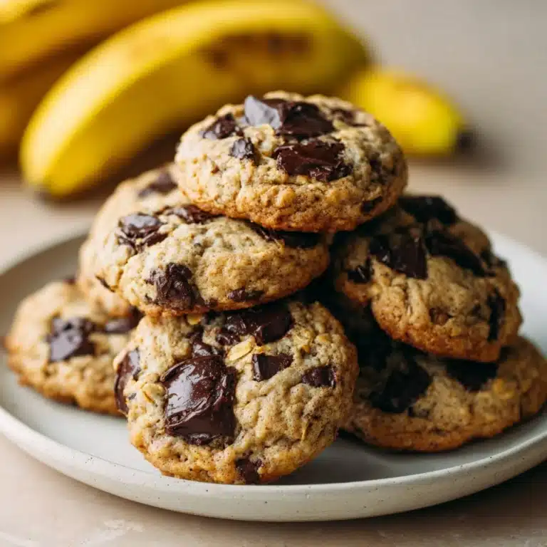 Peanut Butter Banana Cookies Recipe