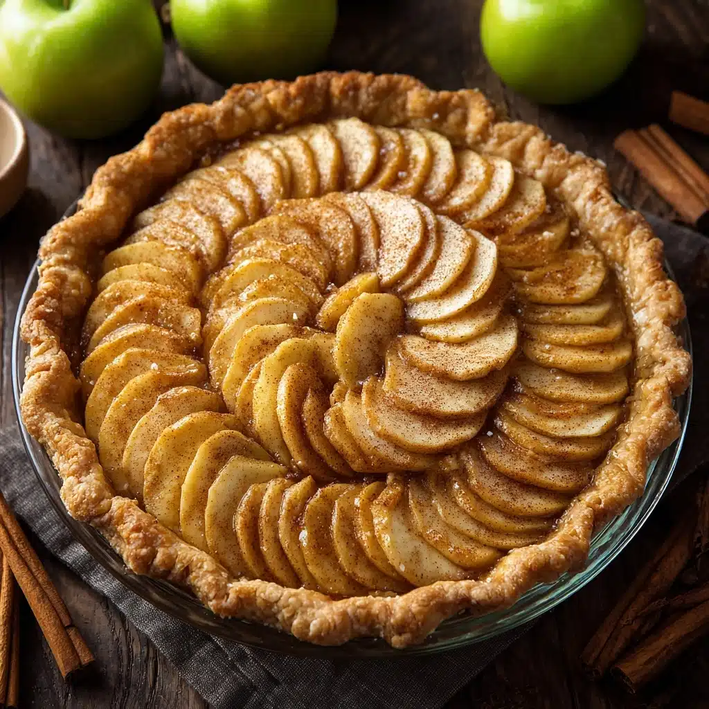 Apple Custard Pie Recipe - Recipe Image