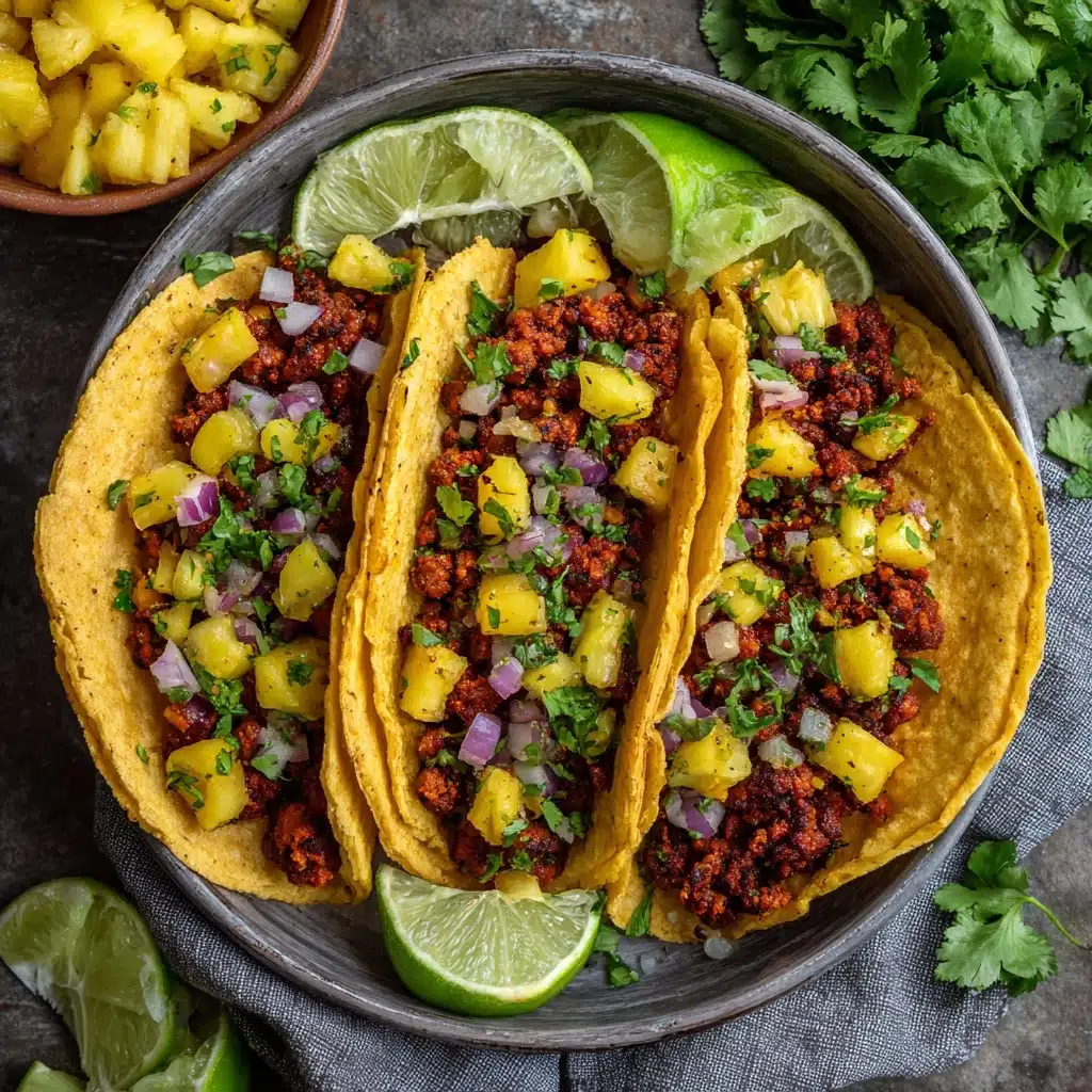 Homemade Tacos Al Pastor Recipe - Recipe Image
