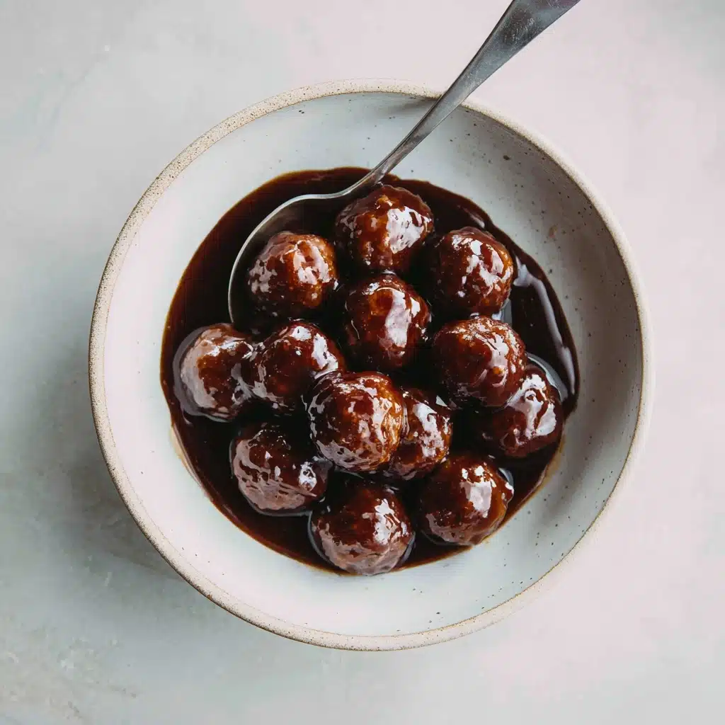 Slow Cooker Grape Jelly Meatballs Recipe - Recipe Image