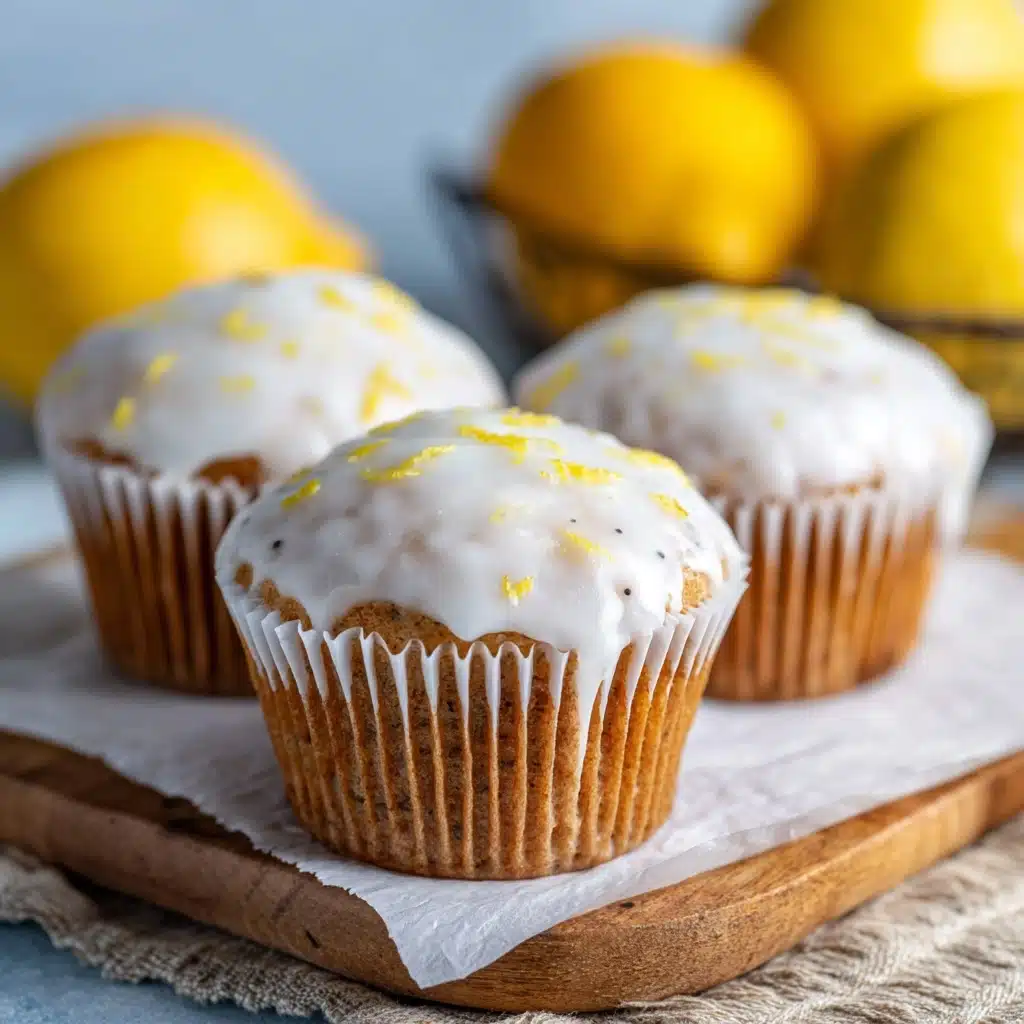 Lemon Coconut Poppy Seed Muffins Recipe - Recipe Image