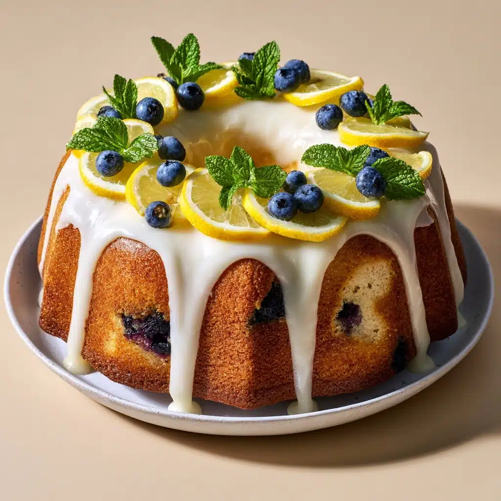 Lemon Blueberry Bundt Cake Recipe - Recipe Image