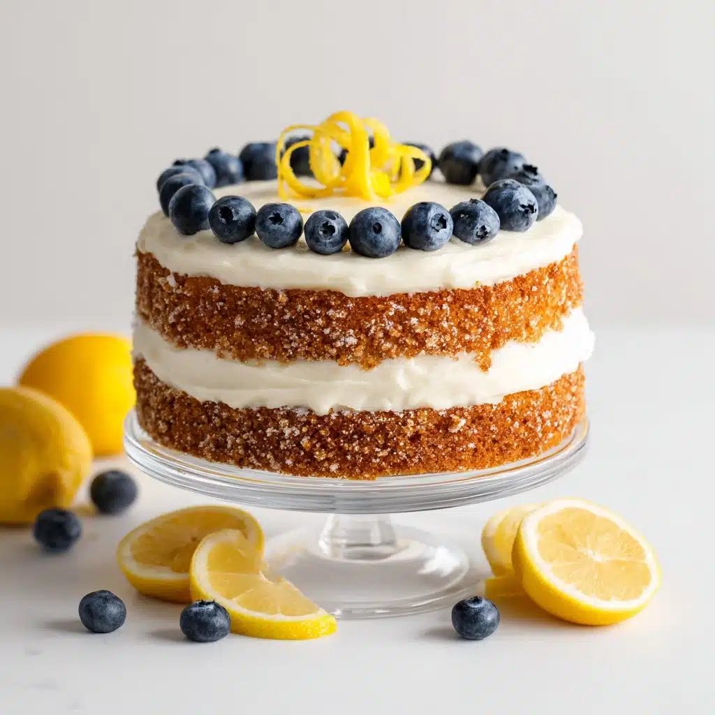 Lemon Blueberry Cake Recipe - Recipe Image