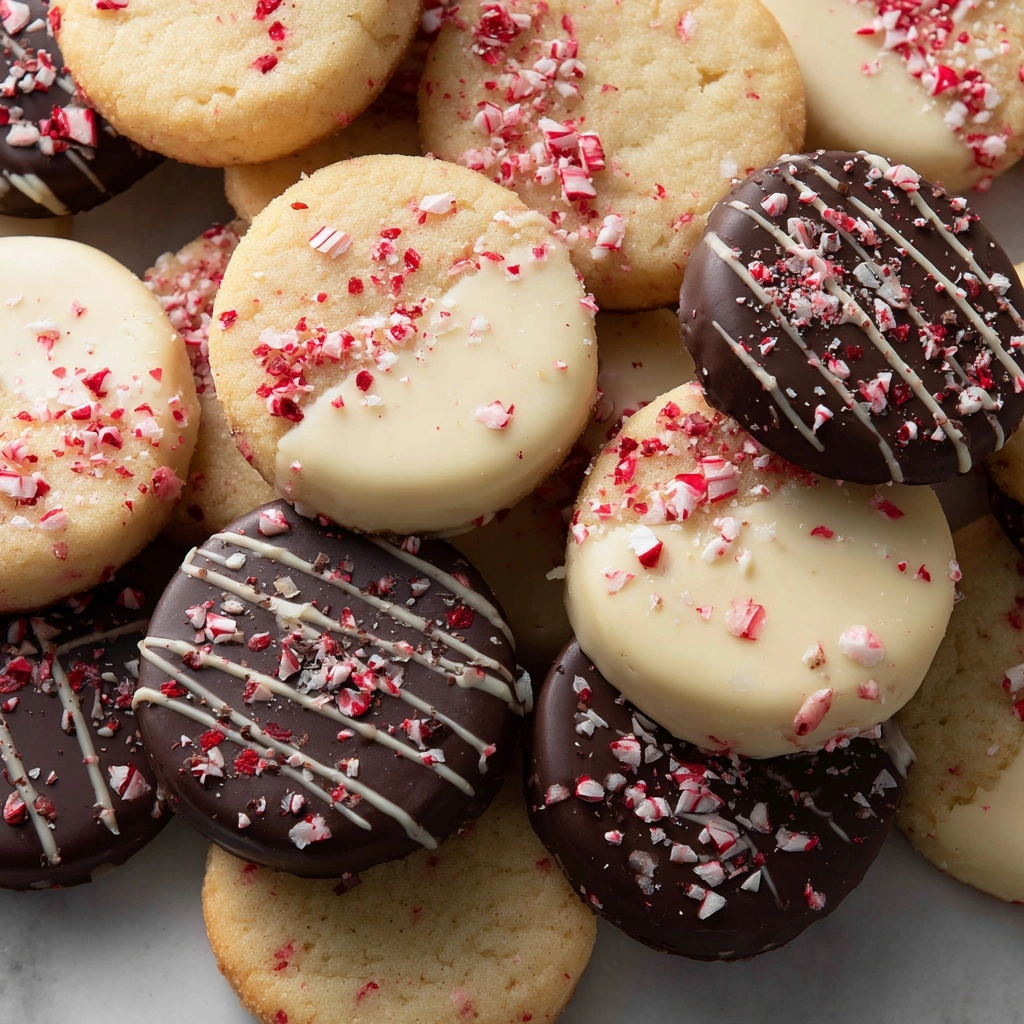 Peppermint Shortbread Cookies Recipe - Recipe Image