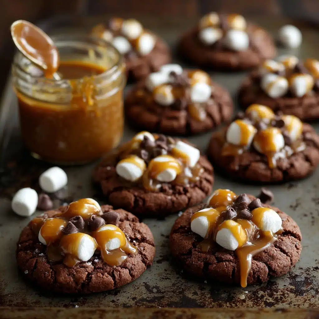 Salted Caramel Hot Cocoa Cookies Recipe - Recipe Image