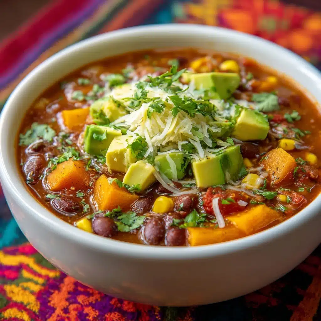 Butternut Squash and Quinoa Chili Recipe - Recipe Image