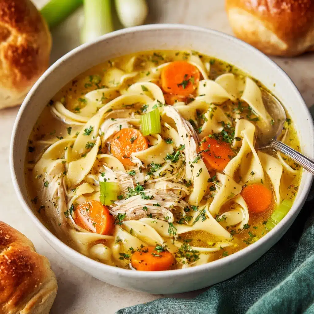 Homemade Chicken Noodle Soup Recipe - Recipe Image