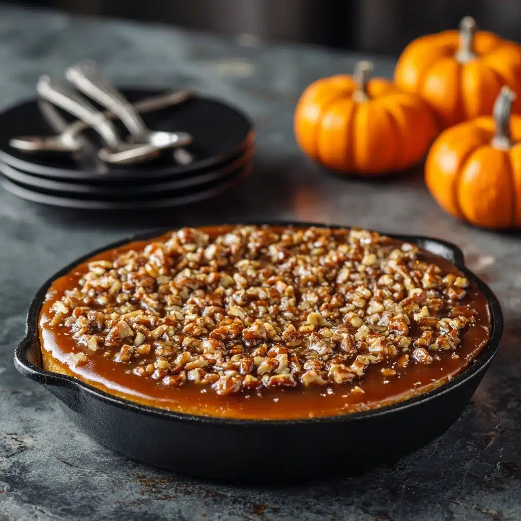 Pumpkin Praline Skillet Cake Recipe - Recipe Image