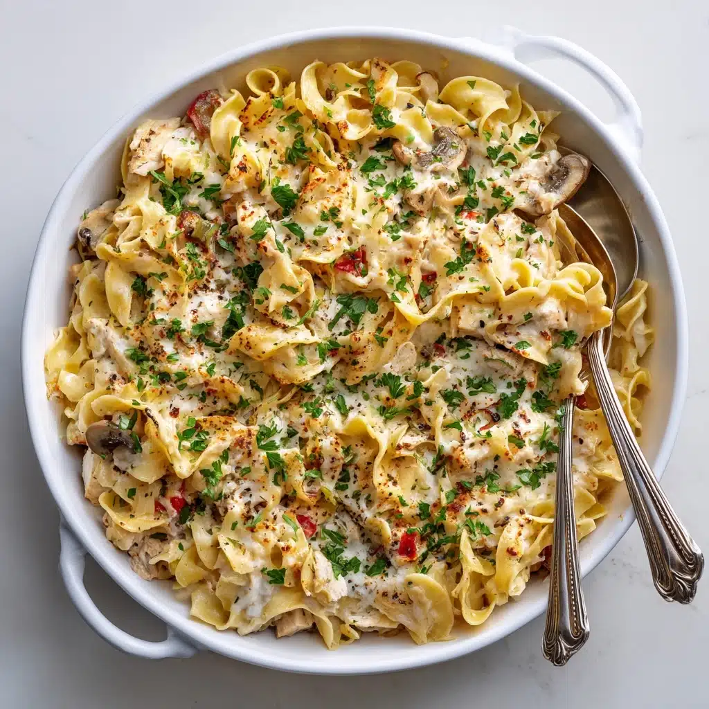 Chicken Paprika Egg Noodle Casserole Recipe
