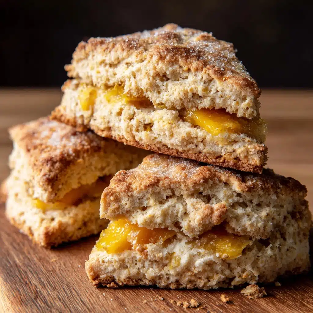 Peaches and Cream Scones Recipe - Recipe Image