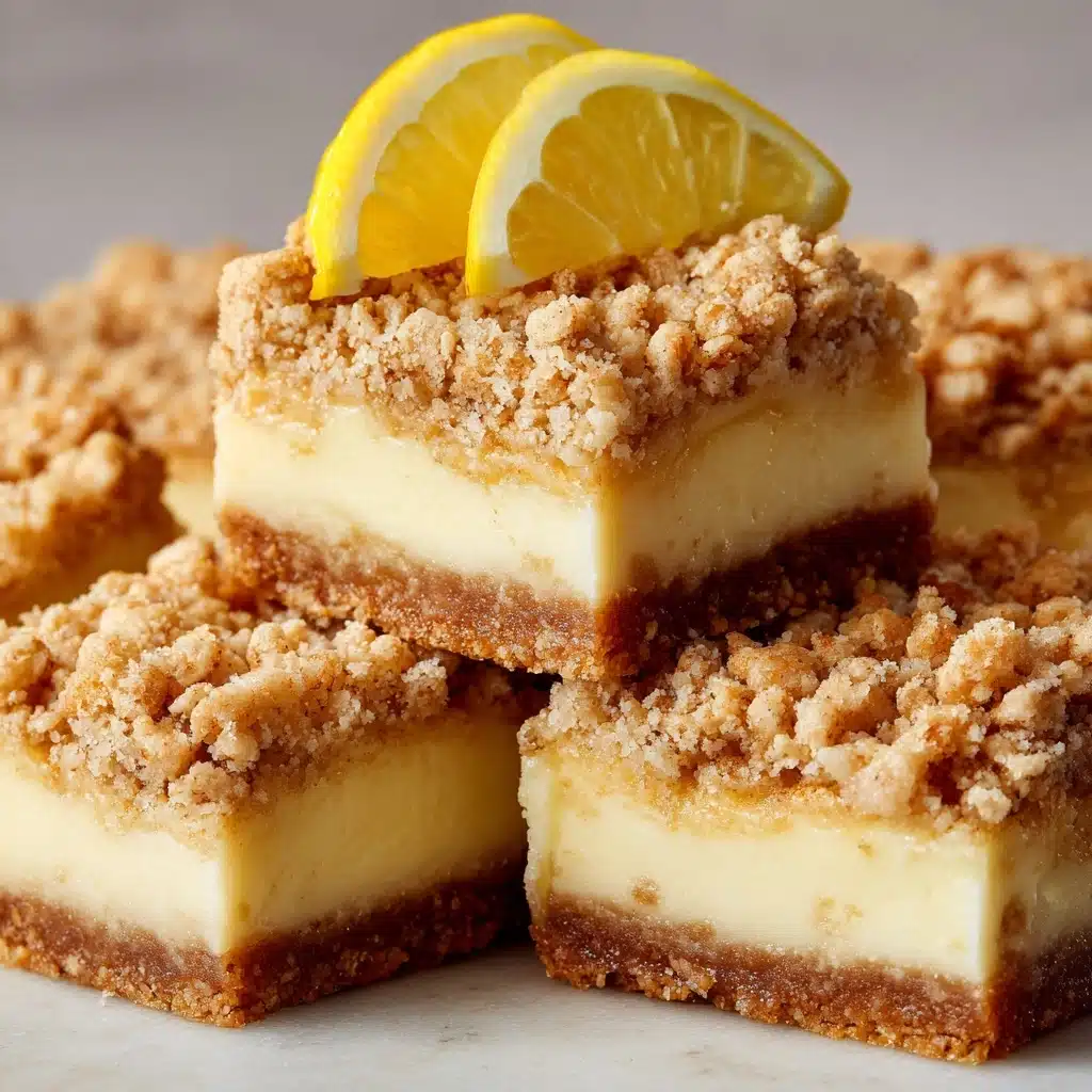Oatmeal Lemon Crumble Bars Recipe - Recipe Image