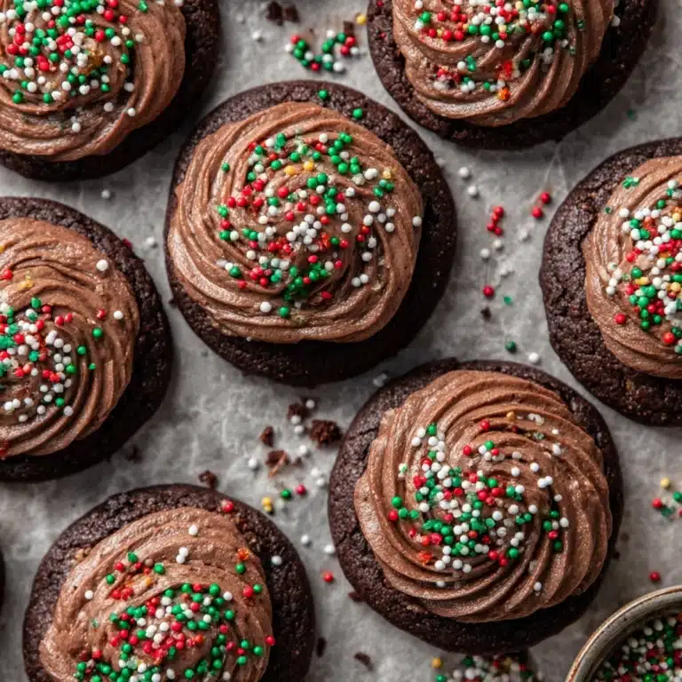 Chocolate Frosted Cookies Recipe