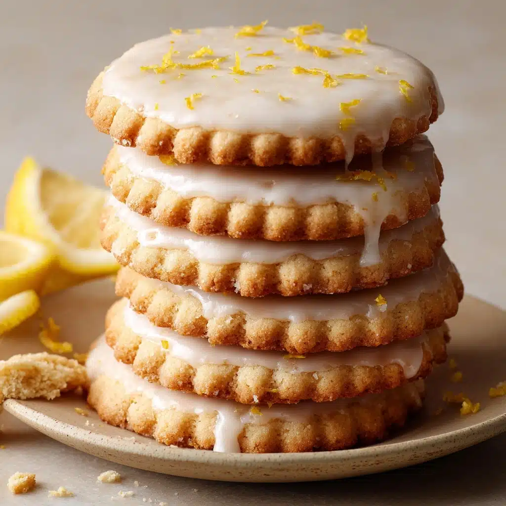 Lemon Shortbread Cookies Recipe - Recipe Image
