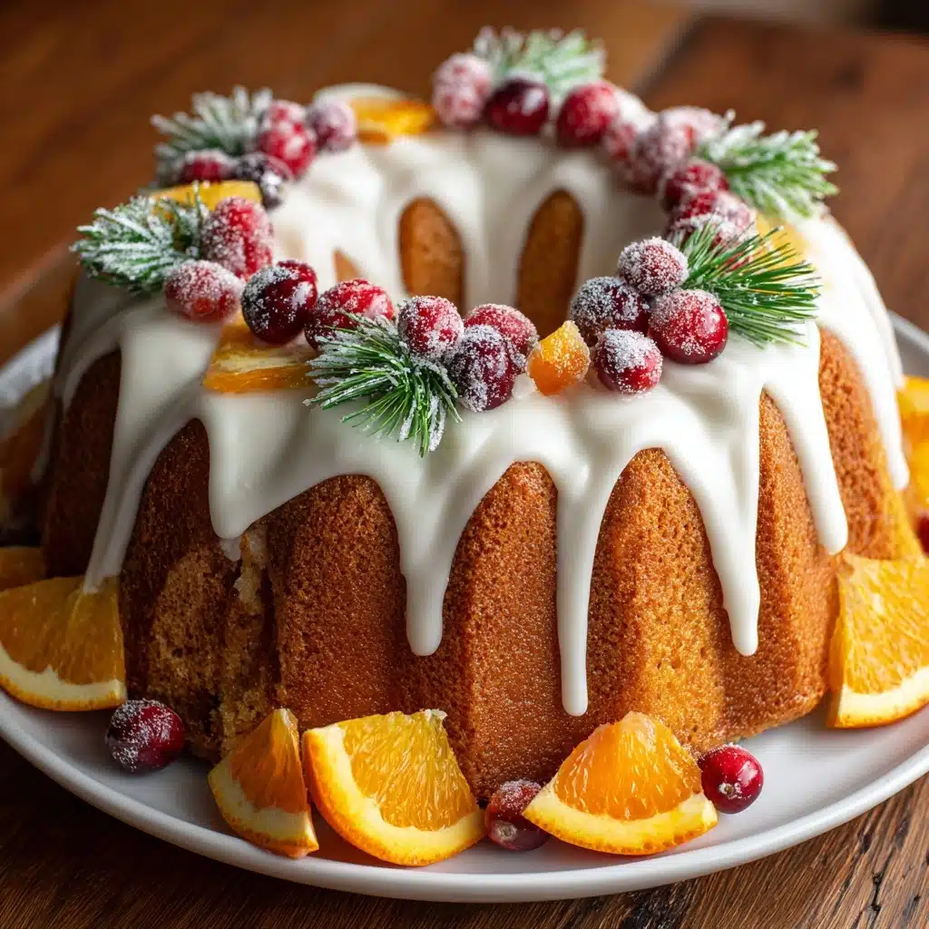 Cranberry Orange Bundt Cake Recipe