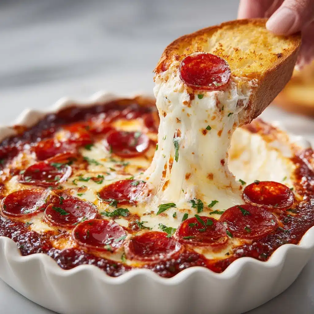 Quick & Easy Pepperoni Pizza Dip Recipe - Recipe Image