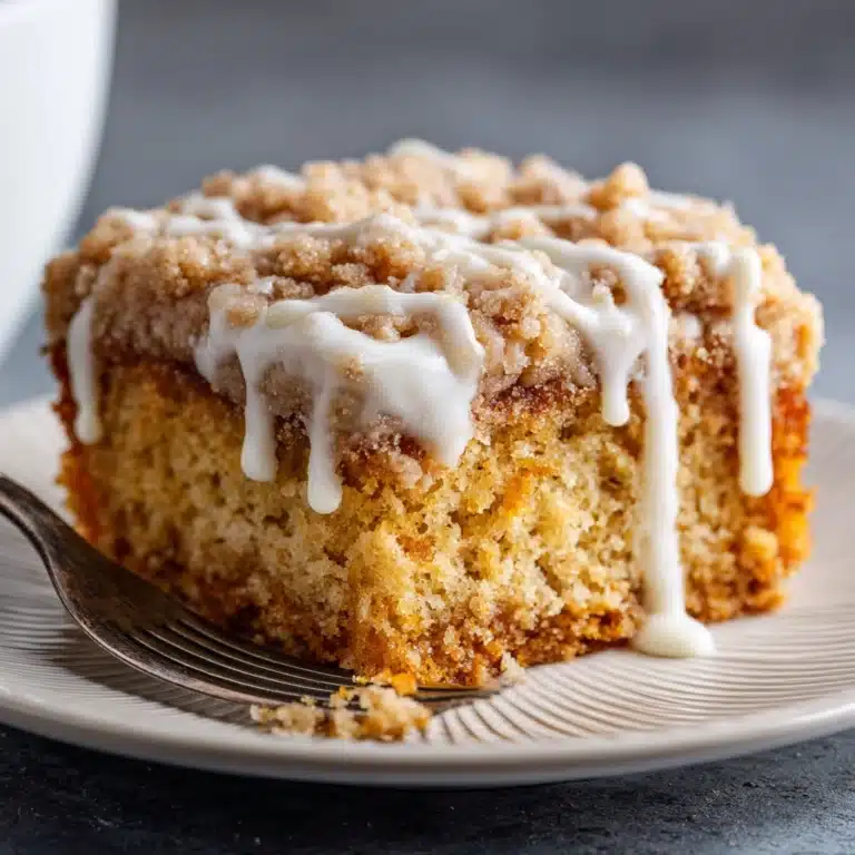 Pumpkin Coffee Cake with Crumb Topping Recipe