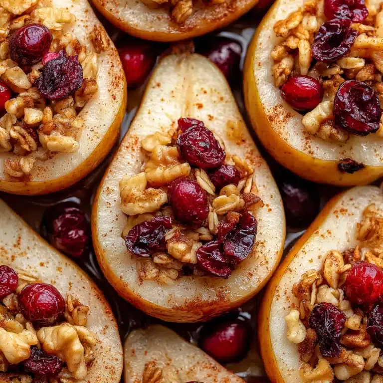 Easy Maple Baked Pears Recipe