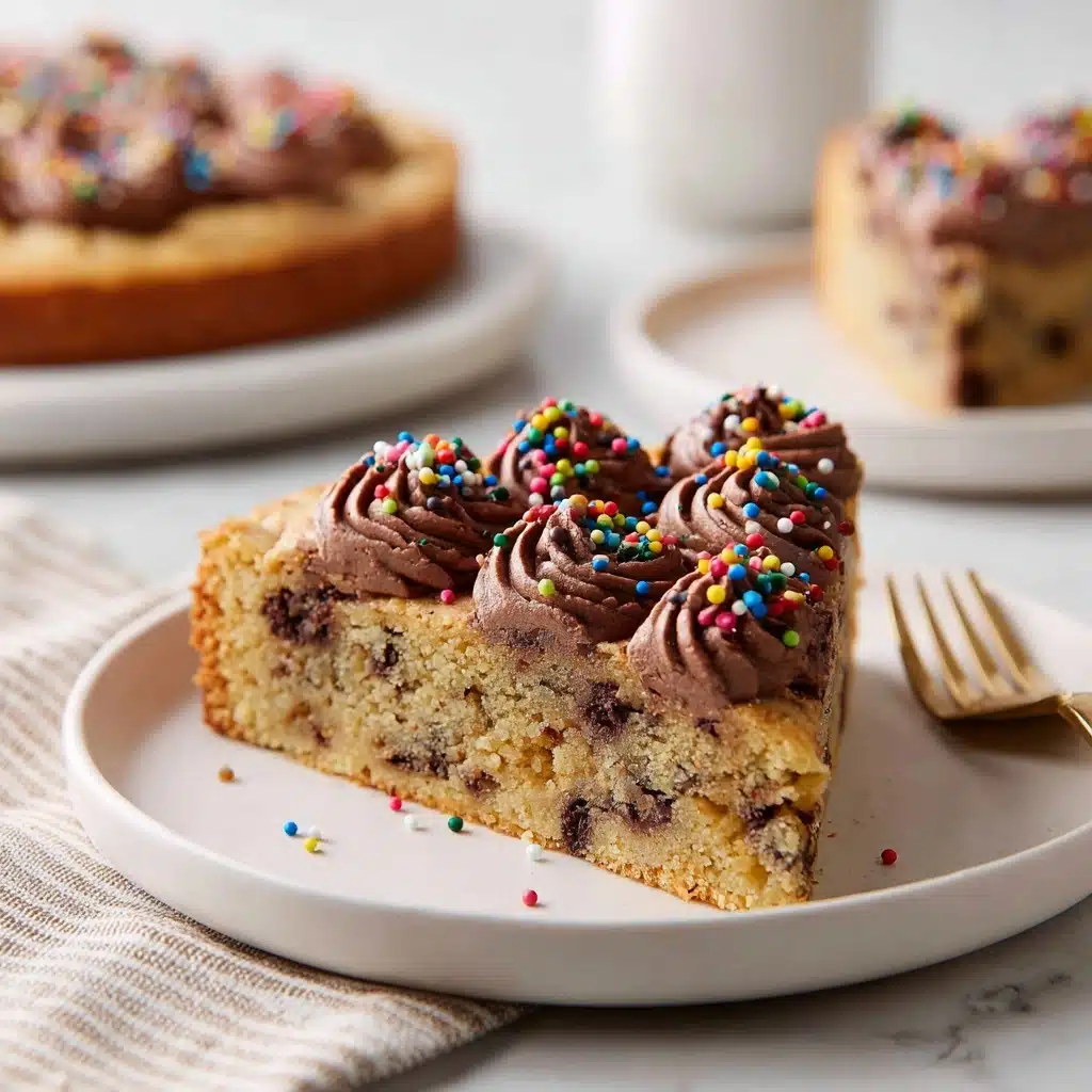 Chocolate Chip Cookie Cake Recipe - Recipe Image
