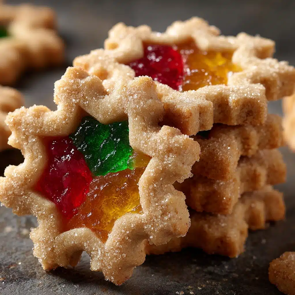 Stained Glass Window Cookies Recipe - Recipe Image